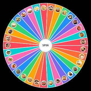 Random Japanese Food Wheel