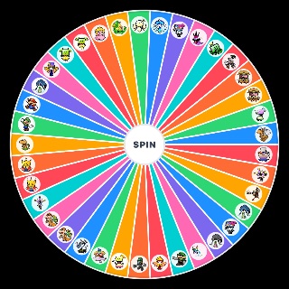 Random Super Paper Mario Characters Wheel