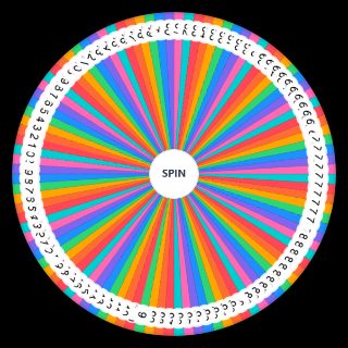 Random Numbers 1 100 Wheel