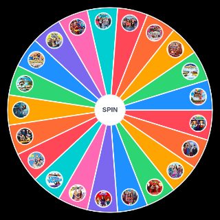 Random Disney and nick shows Wheel