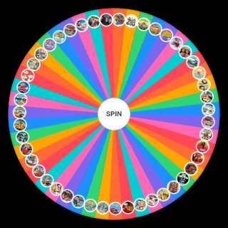 Random Disney Television Shows Wheel