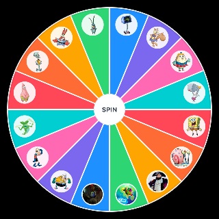 Choose a Random Spongebob Characters 'Spongebob Main Characters'