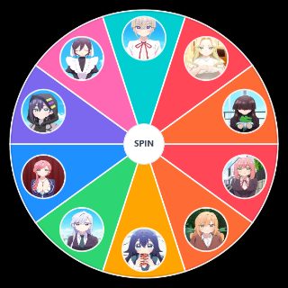 Spin the Wheel: de las 100 novias (solo anime)