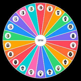 Random Danganronpa V3 characters Wheel