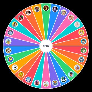 Random Roblox youtuber's Wheel