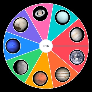 Choose a Random Planets of the Solar System