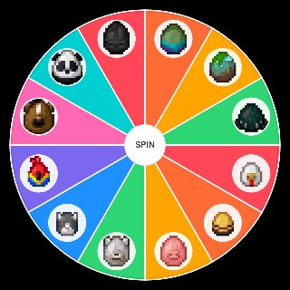 Random Minecraft Spawn Egg Textures Wheel