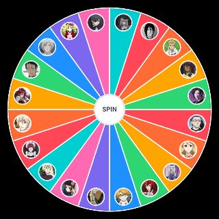Random Black Butler Kuroshitsuji Wheel