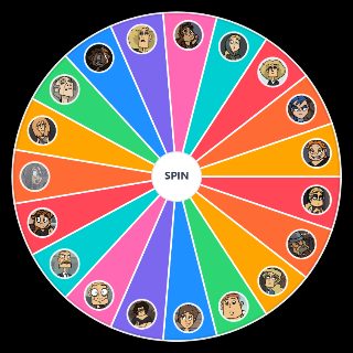Spin the Wheel: metal family characters