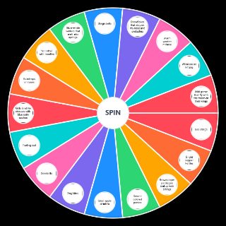 Spin the Wheel: The Things In "My Favorite Things"
