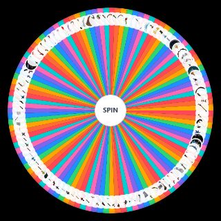 Random Pilgrammed Weapons (Raindrops, 2024) Wheel