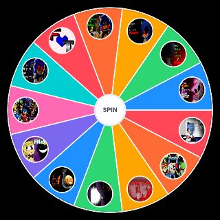 Random Five Nights at Sonic's Official Games Wheel