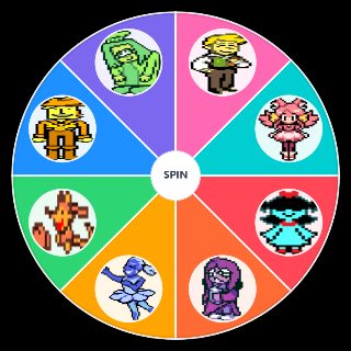 Random Deltarune Flower Wheel
