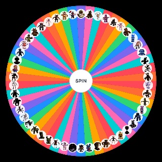 Random Scariest fnaf characters Wheel