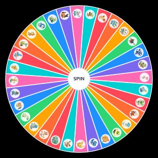 Random Starter Pokémon (Gen 1 10) Wheel