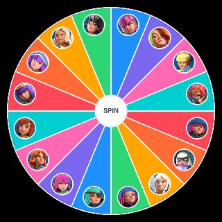 Clash Universe female characters Maker Wheel
