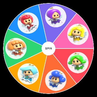 Super Mario 3D World Sprixie Princesses Random Generator