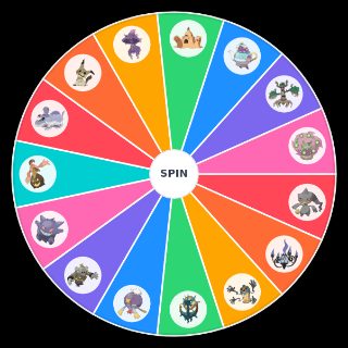 Pokémon Ghost Types Wheel