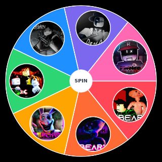 Roblox asym horror games Wheel