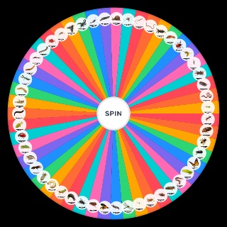 Random Insects, Bugs And Arachnids Wheel
