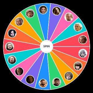 Game of Thrones Characters (Season 1) Wheel