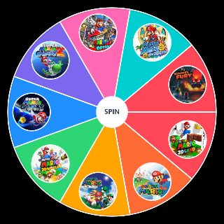 Spin the Wheel: All 3D Mario Games