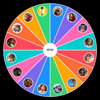 Random Pixar & Dreamworks Moms Wheel