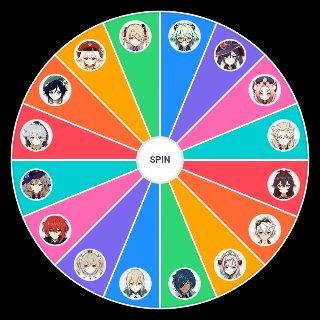 Mondstadt Character Designs Wheel