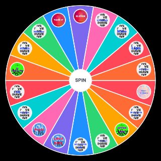 Random IVE SONGS Wheel