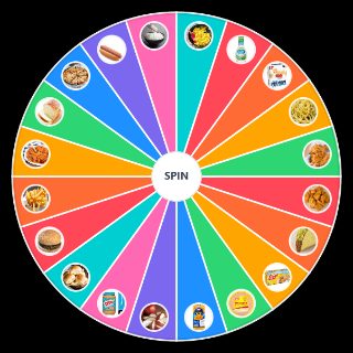 Random Picky Eater Foods Wheel
