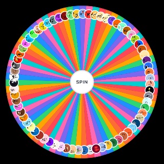 Random Animated Inanimate Battle (AIB) characters Wheel