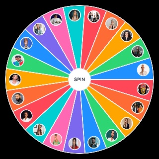 Random Famous singers Wheel