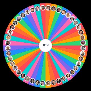 Random Best actors and actresses hehe Wheel