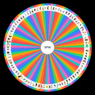 Steal A Brainrot Characters Wheel