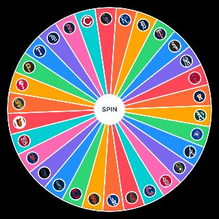 Spin the Wheel: MLB Cap Logos