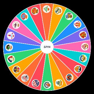 Random Spanish football clubs Wheel