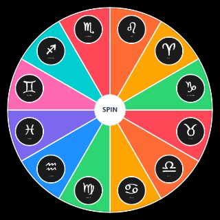 Random Monte seu dos signos Wheel