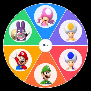Random New Super Mario Bros. U Deluxe Characters Picker