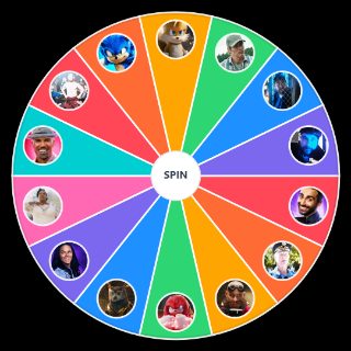 Sonic The Hedgehog 2 (2022) Characters Wheel