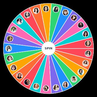 Kdrama Actress Wheel