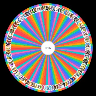 Random Childhood TV Shows Wheel
