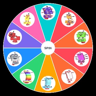 Random Numberblocks Times Table Wheel