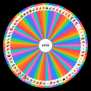 Random Jack in The Box Food Wheel