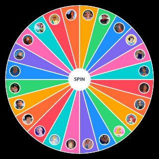 Random Disney Princes and Princesses Wheel