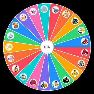 All Original Birds from the Angry Bird Games Random Generator