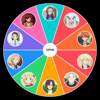 Random Hamefura My Next Life as a Villainess Character Wheel