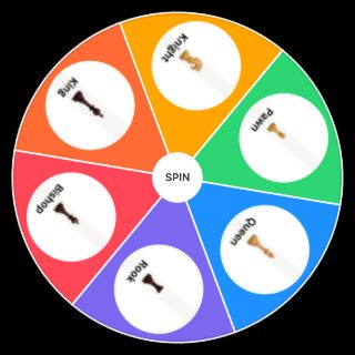 Spin the Wheel: Chess Pieces