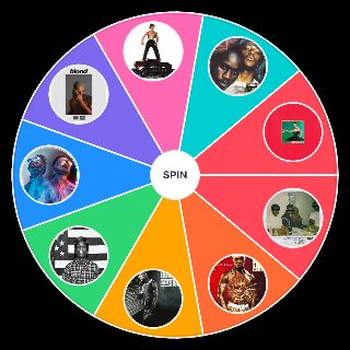 Random TOP 10 ALBUMS Wheel