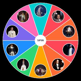 Random Hamilton Characters Who Will Treat You Right Picker