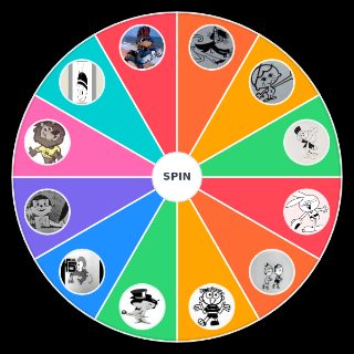 Spin the Wheel: Mascotes de Emissoras